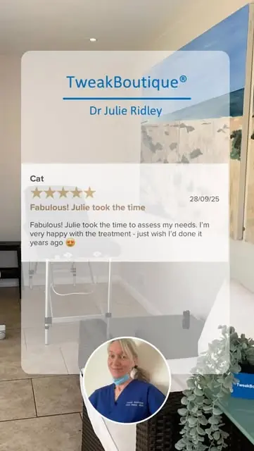 A five star written review from a TweakBoutique patient